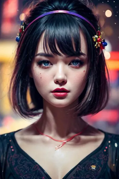 dramatic angle,(fluttered detailed ink splashs), (illustration),(((1 girl))),(long hair),portrait512 Cyborg512 Tay512, electronics, motors, wires, buttons, lcd,lacivious pose,(expressionless ,hair ornament:1.4),there is an ancient palace beside the girl,chinese clothes,(focus on), color Ink wash painting,(ink splashing),color splashing,((colorful)),[sketch], Masterpiece,best quality, beautifully painted,highly detailed,(denoising:0.7),[splash ink],yin yang,a lot of details,mysterious expression, in a modern and abstract setting, with bold and colorful abstract art, photo shot from front, mid-body portrait, highly-detailed, (flat color:1.1),(colorful:1.3),(masterpiece:1.2), best quality, masterpiece, original, extremely detailed wallpaper, looking at viewer, oriental city,eastern architecture,a lot of details,mysterious expression, in a modern and abstract setting, with bold and colorful abstract art, blurred background, bright lighting, studio (analog film:1.3) (vhs movieotorealistic) (screencap) (cinematic lighting) (sharp focus) (80sDarkFantasySD15b:1.0),,natural lights, photorealism, cinematic,
"realistic detailed image, in the style of Francis Bacon, Surreal, Norman Rockwell and James Jean, Greg Hildebrandt, and Mark Brooks, triadic color scheme, By Greg Rutkowski, in the style of Francis Bacon and Syd Mead and Edward Hopper and Norman Rockwell and Beksinski, open ceiling, highly detailed, painted by Francis Bacon, painted by James Gilleard, surrealism, airbrush, Ilya Kuvshinov, WLOP, Stanley Artgerm, very coherent, art by Takato Yamamoto and James Jean"
abstract dream, space, intricate, grand scale, alone, cinematic film still, insane detail, sharp focus, depth of field, realistic lighting, (realistic perspective), complex, (multiple subjects), 4k HDR,
<lora:add_detail:0.5> <lora:more_details:0.25> <lora:FantasyWorldV1:0.25>