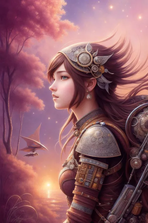 1girl, (detailed art stylized by Jean-Baptiste Monge:1.0) and (Joana Vasconcelos:1.0) , fantasy art, [epic Cement, masterpiece Unity Engine of a stylized, glamourous, landscape of a ([Uzbekistan:Inlet:5]:1.3) in the distance there is The Roman Aqueducts, it is very [Abominable:Timeless:13] and Exhausted, crowded foliage and Planetary nebula in background, Bathed in shadows, ultrafine detailed, Tranquil, Naturecore, Side lighting, Depth of field 270mm, anaglyph filter, dripping with dark pink, Tech and Fire, absurdres, most beautiful artwork in the world::12], sci-fi