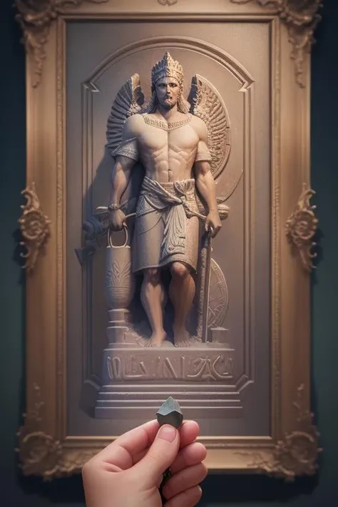 gilgamesh stone wall relief of man, wheel, tree, ornaments, wings on background <lora:Gilgamesh:1>, (Extremely Detailed Oil Painting:1.2), glow effects, godrays, Hand drawn, render, 8k, octane render, cinema 4d, blender, dark, atmospheric 4k ultra detailed, cinematic sensual, Sharp focus, humorous illustration, big depth of field, Masterpiece, colors, 3d octane render, 4k, concept art, trending on artstation, hyperrealistic, Vivid colors, extremely detailed CG unity 8k wallpaper, trending on ArtStation, trending on CGSociety, Intricate, High Detail, dramatic, absurdes