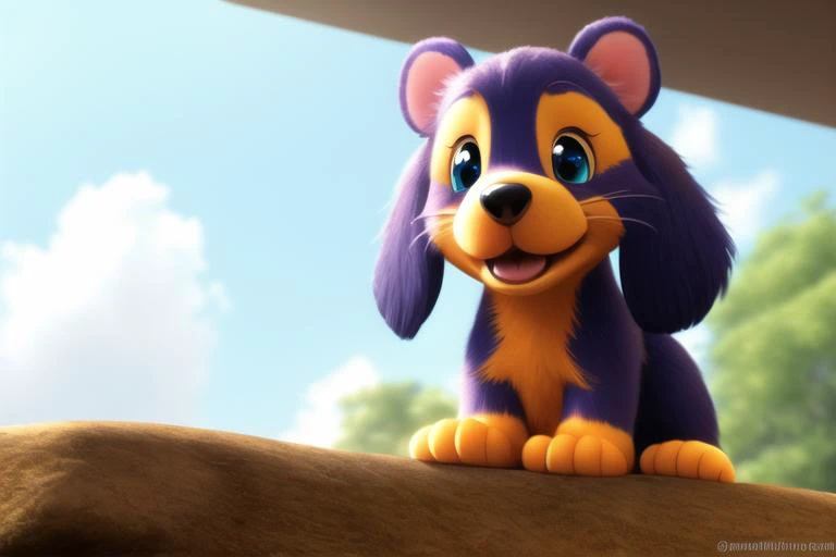 [3d disney pixar cute animal companion puppy fun movie, proper proportions, copy paste, vibrant colors, priority order, desirable assets, rtx textures, beautiful work, superb craftsmanship, masterfully aligned, extremely intricate, detailed features, defined edges, intense focus, sdr hdri, pic vid, hyper realistic, high quality, max resolution, epic composition, cinematic lighting, full shot]:0.5