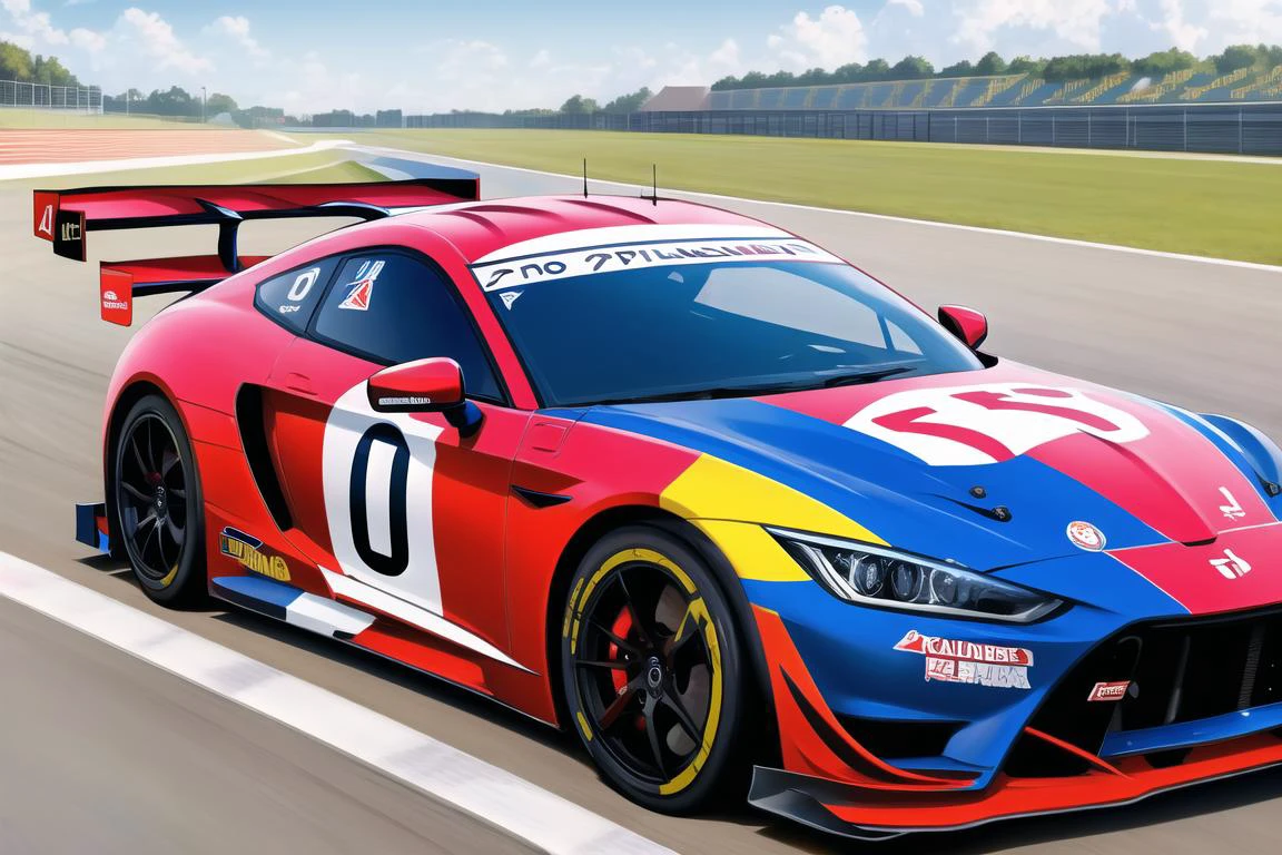 (masterpiece, best quality, detailed), no humans, outdoors
racecar, race track
