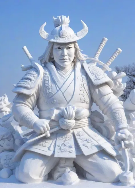 <lora:PE_SnowSculpture:0.8 > PESnowSculpture,Snowsculpture,
beautiful samurai
masterpiece, high resolution, octance 4k, high detail,