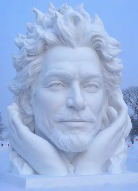 <lora:PE_SnowSculpture:0.8 >  PESnowSculpture,Snowsculpture,
beautiful men,
masterpiece, high resolution, octance 4k, high detail,