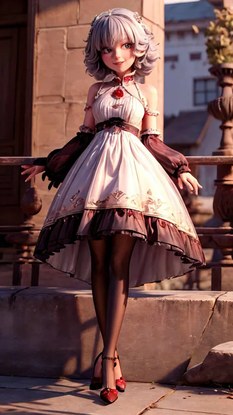 (Realistic),masterpiece,best quality,cinematic lighting,natural shadow,highest detail,professional photography,detailed background,depth of field,insane details,intricate,aesthetic,detailed face,subsurface scattering,looking at viewer,Worm's Eye View,
wrenchlogown,1girl,solo,photo of a cute girl,full body,light smile,charming,20yo,messy hair.Hair over one eye,Metallic silver hair,Minimalist Black and White dress,Cheongsam/Qipao,Sequin,embroidery,jewelery,gown,frills,elbow gloves,high heels,pantyhose,Shoulder forward pose,
<lora:add_detail:1>,<lora:Better light:1>,<lora:wrenchlogown:1>, beautiful color, detailed, stunning composition, ambient dynamic dramatic cinematic shiny colors, advanced full revealed, best, agile, atmosphere, gorgeous, creative, winning new, futuristic, intricate, elegant