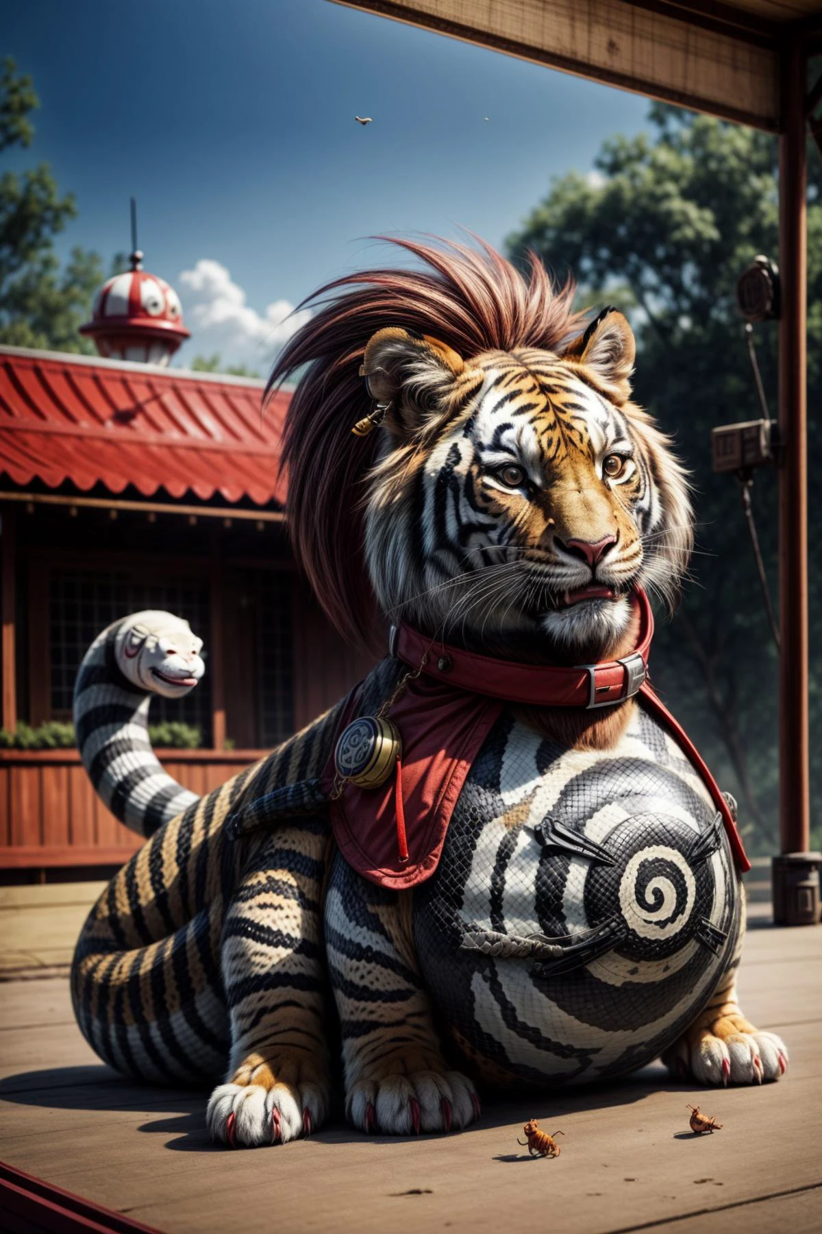 <lora:add_detail:1> <lora:more_details:0.8> <lora:wrenchsjoyfuljingle:0.8> animal, snake, tiger, zoo, trollface, sun, astronaut, tangens, cotangens, a^2, <lora:20230905-1693843912478:0.2>, river, watermelon , room, pencil, ape, choker, beach, <lora:RainbowHairV1:0.3> rainbow hair <lora:mcnsfwv2_5248:0.3>, cartoon, black, red, white, (car:0.9), dog focus, big snail, fearsome,Dark-eyed Junco, lion, fish, alien, tentacles,