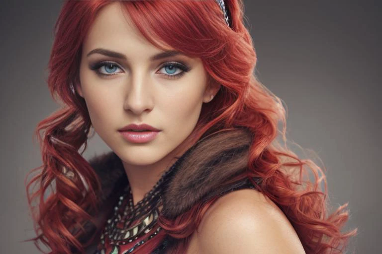 <lora:difConsistency_photo:0.4> (punk/goth/metal) breathtaking 22yo <lora:vanille-nvwls-v1:0.9> vanille, necklace, bracelets, pink crop top, orange skirt, belt, clothes around waist, fur-trim boots, red hair, back twintails, (HQ photo, masterpiece, RAW photo:1.2), perfect face, perfect eyes, dynamic pose, (BREAK <lora:matWomen_v3:0.2> woman, (paladin outfit), dynamic posing, from behind) BREAK ((photorealistic), realistic face), medium breasts, beautifully detailed woman, realistic face, detailed mouth, extremely detailed eyes_and_face, beautiful attractive face, beautiful detailed eyes, (photorealistic), pronounced feminine feature, matte eyeshadow, eyelashes, eyeliner, perfect fit body, smooth skin, dynamic posing, toned body, flat belly, perfect feminine hands BREAK color HD photo, high speed liquid photography, (full-body shot, high quality photo, masterpiece), HDR, 8K resolution, analogue RAW DSLR, best quality, absurdres, vivid vibrant colors, skin pores, intricate detail, (intricately detailed face_and_eyes), realistic human hands, sophisticated detail, (realistic lighting, sharp focus), centerfold, bokeh, official art, 8k wallpaper, ultra high res, professional photography