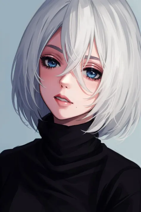 1girl,<lora:2b:0.6>, sweater,casual outfit,city style,(best quality, high quality, high resolution), ultra-detailed, highly detailed face features, absurdres