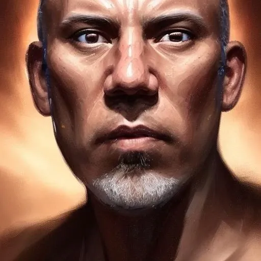 aztec sks man warrior, close - up portrait, fierce, intricate, elegant, volumetric lighting, scenery, digital painting, highly detailed, artstation, sharp focus, illustration, concept art, ruan jia, steve mccurry