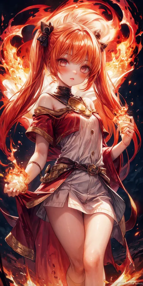 Fire/flare girls (element) by YeiyeiArt