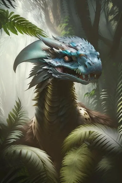 woman in a mythical forest, masterpiece, perfect face, intricate details, horror theme <lora:RPGVringalu:1> vringalu person