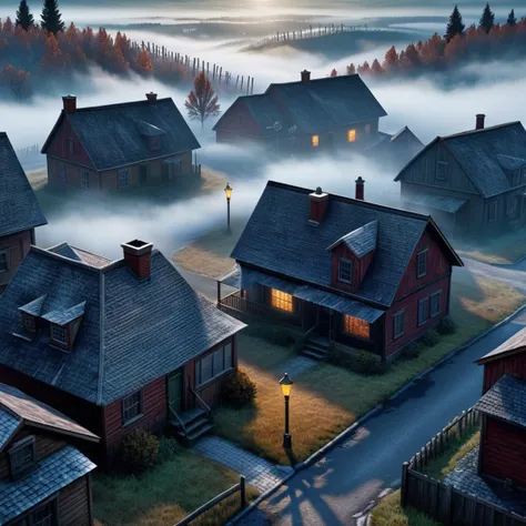 <lora:sdxl-microverse:0.75> microverse Silent Hill township with rising fog, deep shadows, beautiful, crisp, detailed, ultra detailed, intricate minute details, complex detail, incredibly detailed, microscopic photo, photorealism, smooth, sharp focus, high resolution, detailed, 8k, HDR, sharp focus, RAW color photo