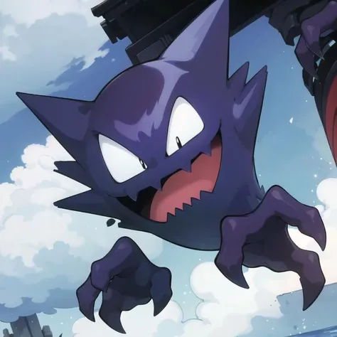 ((masterpiece,best quality)),
<lora:Haunter_Pokemon_Anime:0.9>, Haunter_Pokemon, floating, no humans, pokemon \(creature\),
solo, smiling, looking at viewer, glowing, neon,
cinematic composition,