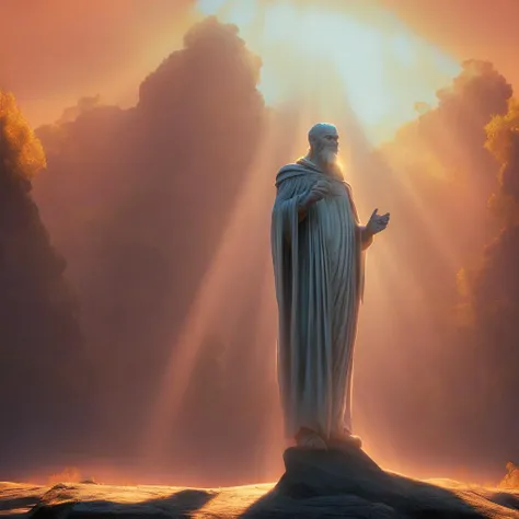 sunrise, god's rays highly detailed, vivid color, cinematic lighting, perfect composition, 8 k, gustave dore, derek zabrocki, greg rutkowski, belsinski, octane render