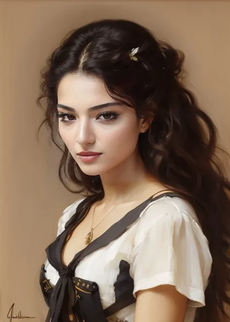 melisa_asli_pamuk,Feminine,((Perfect Face)),((Detailed Pupils)),Anders Zorn,[[ilya Kuvshinov]],[[jean,baptiste Monge]],Sophie Anderson,Gil Elvgren,Oil Painting,Evocative Pose,Smirk,Look at Viewer,((Tee Shirt)).(Intricate),(High Detail),Sharp,
<lora:melisa_asli_pamuk-000006:0.8>,
