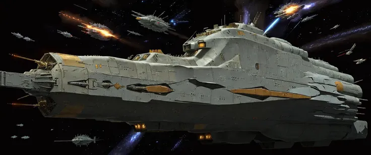 masterpiece, best quality,
LOGH spacecraft, space fleet, space battleship,space destroyer no humans in deep space in orbit of earth , glowing engin, laser , beam ,color pencil,
<lora:LOGH:0.3> <lora:LOGH_FPA_V04:0.3> ginga eiyuu densetsu,