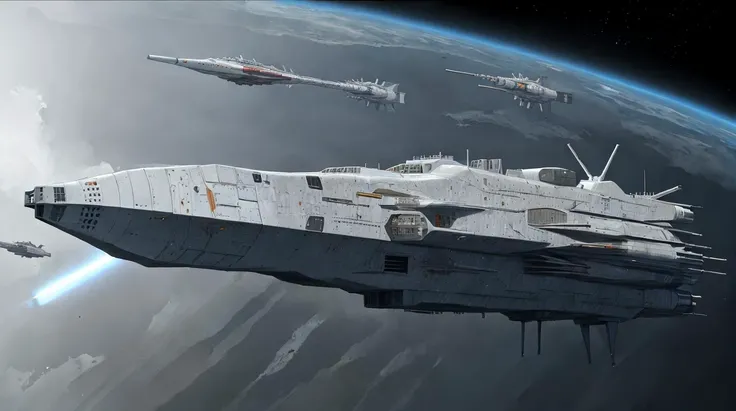 masterpiece, best quality,
LOGH spacecraft, space fleet, space battleship,space destroyer no humans in deep space in orbit of earth , glowing engin, laser beam explosion,
<lora:LOGH:0.3> <lora:LOGH_FPA_V04:0.3>1