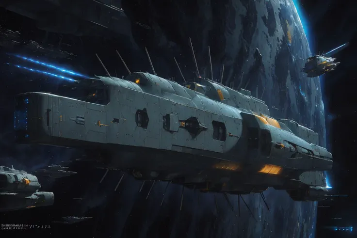 best quality,masterpiece,highly detailed,ultra-detailed,
(logh spacecraft, space_battleship look like Hammer science fiction , scifi :1.1) in orbit earth \(planet\),( starry sky, nebula, beam,laser,glowing engin,:1.3)
<lora:LOGH_FPA_V02:0.9>