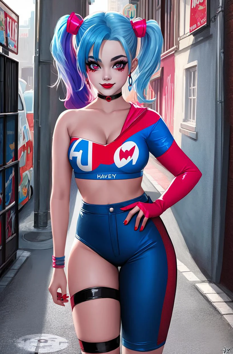 Young Harley Quinn from dc comic