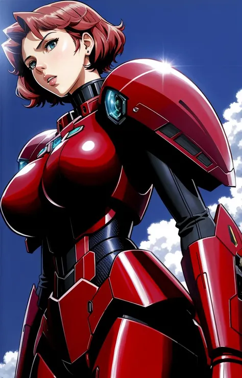 Scarlett Johansson, full body, close up,
complex battle between giant robots and alien creatures
art by Hideaki Anno