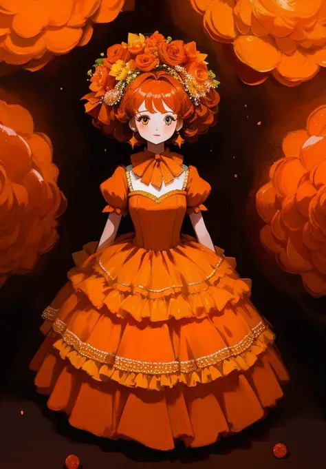 a woman,orange cluster,
<lora:guihuagao128dim-epoch-000008:0.7>