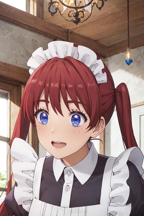 <lora:0005Tannu:1>,annu,maid,housemaid,