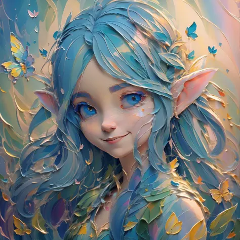 [(white background:1.5),::5], 4k, (masterpiece),(best quality),(ultra-detailed), 1girl, mid shot, elven fairy, magic aura, splash, butterflies, smile <lora:lihui4JXK-b2-bf16-128-128-1-re1-ep3-768-DA-5015fix:1>  <lora:cute_oil:1.1>  <lora:impasto:0.8>  <lora:3DMM_V10:1>, perfecteyes eyes <lyco:locon_perfecteyes_v1_from_v1_64_32:1>