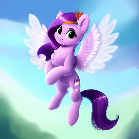 (Derpibooru_p_95), (pipp petals), spread wings, solo, very beautiful, best quality, perfect anatomy, fluffy chest, masterpiece, (safe),  cute, <lora:PippPetals:0.9>,