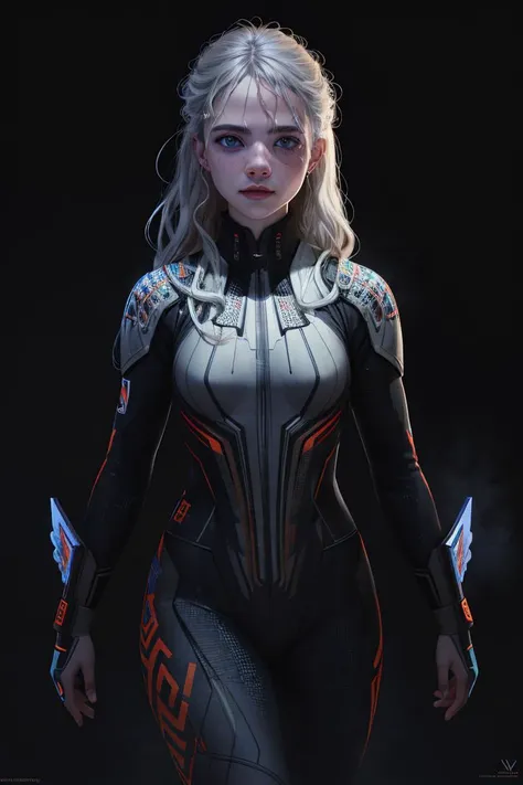 young woman fr3yaallan (art by Brian Wildsmith|Bob Byerley) <lora:Blacklight:0.86> Blacklight, subsurface scattering, ultra hd, 4k, high def, Photorealistic, Hyperrealistic, Hyper detailed, analog style, realistic, masterpiece, best quality, ultra realistic, 8k, Intricate, High Detail, film photography, soft lighting, heavy shadow