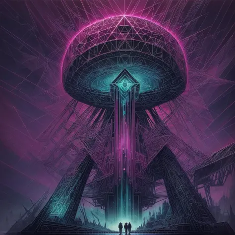 (anime:1.1), (cult of cthulhu:0.9), (geometric:1.2). (futurism:1), (dread:0.9), impressionist, detailed, majestic, breathtaking, (suggestive:1.3),(depressing:1.4), (cute:1.4), (enticing), (irresistible:1.5), (surreal), disturbing, (fascinating:1.3), (black:1.2), (magenta :1.2), (green:1.1)