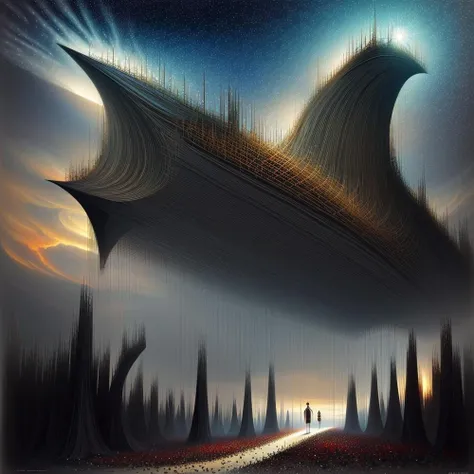 cottagecore,(futurism:1.3), (geometric:1.2), impressionist, (surreal:1.2), majestic, breathtaking, (disturbing), (beautiful:1.3), (bold:1.5), (transcendent:1.2), (cute:1.4), (dynamic:1.3), (sophisticated:1.3), (unique:1.3), (detailed:1.2), (sensational:1.2), (fascinating:1.3), (tantalizing:1.2), colorful, (otherworldly), (eerie:1.2), sparkles
