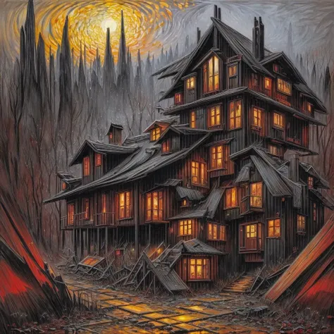 (cottagecore), (geometric:1.2), futurism, impressionist, detailed, majestic, breathtaking, (suggestive:1.3),(depressing:1.3), (cute:1.2), enticing, (irresistible:1.3), disturbing, fascinating, (magnetic:1.2), (black1.3), (crimson:1.2)