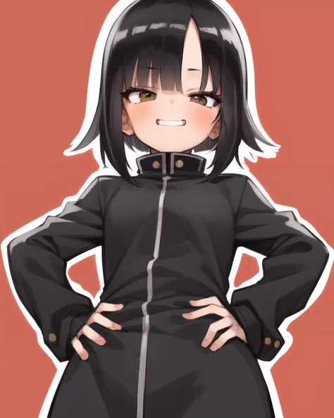 <lyco:yamamoto-NAI-LyCORIS:0.9>
1girl, solo, wearing Gakuran, hands on hips, smug