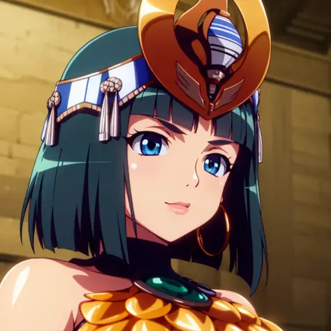 Menace, 1woman, blue eyes, crown, temple, detailed background<lora:MenaceV2-000014:0.9>