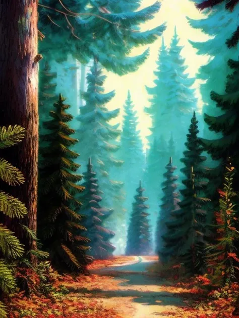 forest , (Style_zarubin:0.7), <lora:Style_ZAR_V2-10:0.95>