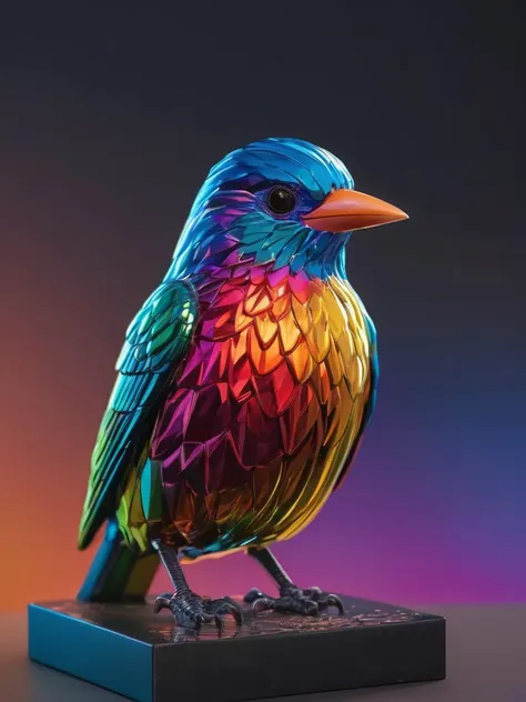 A glass sculpture of a (((Cikavac (Serbian) â Bird that serves its owner))). Cosmic rainbow nebula background . Epic dynamic lighting .
=
shiny metal, reflective, psychedelic,
=
((Vivid, HDR, Canon50, 8K, Hyper Realistic, Dramatic, Epic, Dynamic Contrast, Cinematic Lighting)) (((Zoomed Out, Far away Shot)))
=
<lora:glasssculpture_v8:0.6> glasssculpture , translucent, transparent, reflection <lora:juggernautXL_version6Rundiffusion:0.8> <lora:brightprotonukeBPNNo_bpn13:0.8> <lora:leosamAiartSDXL_v10:0.><lora:extremely_detailed:1> <lora:epicphotogasm_amateurreallife:0> <lora:crystalClearXL_ccxl:0.8> <lora:d\EnvyZoomSliderXL01:0.1>, - Generate images with sharp edges and fine details.
- Produce high-resolution images with no blurriness or distortions.
- Create images with clear and well-defined subjects.
- Ensure that the output images have crisp lines and distinct features.
- Generate images with vibrant colors and accurate tones.
- Avoid noise or artifacts in the generated images.
- Focus on producing clear textures and patterns in the images.
- Emphasize clarity and definition in all aspects of the generated images.
- Prioritize the sharpness and clarity of the main subjects in the images.
- Optimize the AI model to produce clear and visually appealing images., By art germ