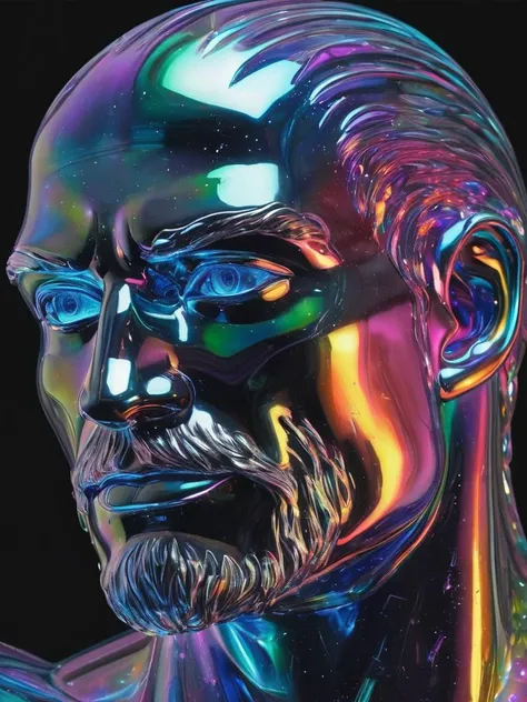 A clear transparent glass sculpture of a (((Titan (Greek) â Primeval god))). Cosmic rainbow nebula background . Epic dynamic lighting .
=
shiny metal, reflective, psychedelic,
=
((Vivid, HDR, Canon50, 8K, Hyper Realistic, Dramatic, Epic, Dynamic Contrast, Cinematic Lighting)) (((Zoomed Out, Far away Shot)))
=
<lora:glasssculpture_v8:0.6> glasssculpture , translucent, transparent, reflection <lora:juggernautXL_version6Rundiffusion:0.8> <lora:brightprotonukeBPNNo_bpn13:0.8> <lora:leosamAiartSDXL_v10:0.><lora:extremely_detailed:1> <lora:epicphotogasm_amateurreallife:0> <lora:crystalClearXL_ccxl:0.8> <lora:d\EnvyZoomSliderXL01:0.1>, - Generate images with sharp edges and fine details.
- Produce high-resolution images with no blurriness or distortions.
- Create images with clear and well-defined subjects.
- Ensure that the output images have crisp lines and distinct features.
- Generate images with vibrant colors and accurate tones.
- Avoid noise or artifacts in the generated images.
- Focus on producing clear textures and patterns in the images.
- Emphasize clarity and definition in all aspects of the generated images.
- Prioritize the sharpness and clarity of the main subjects in the images.
- Optimize the AI model to produce clear and visually appealing images., By art germ