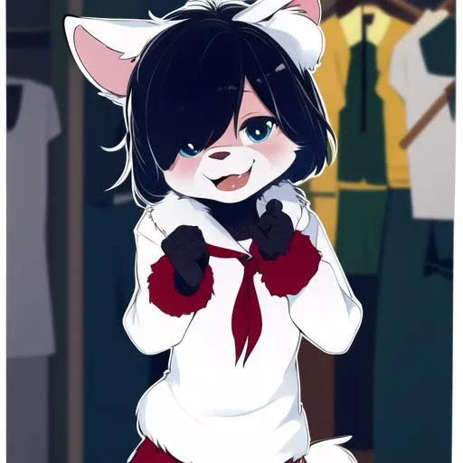 <lora:sicmop-000007:0.7> furry, clothes