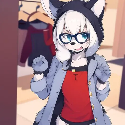 <lora:sicmop-000005:0.7> furry, clothes