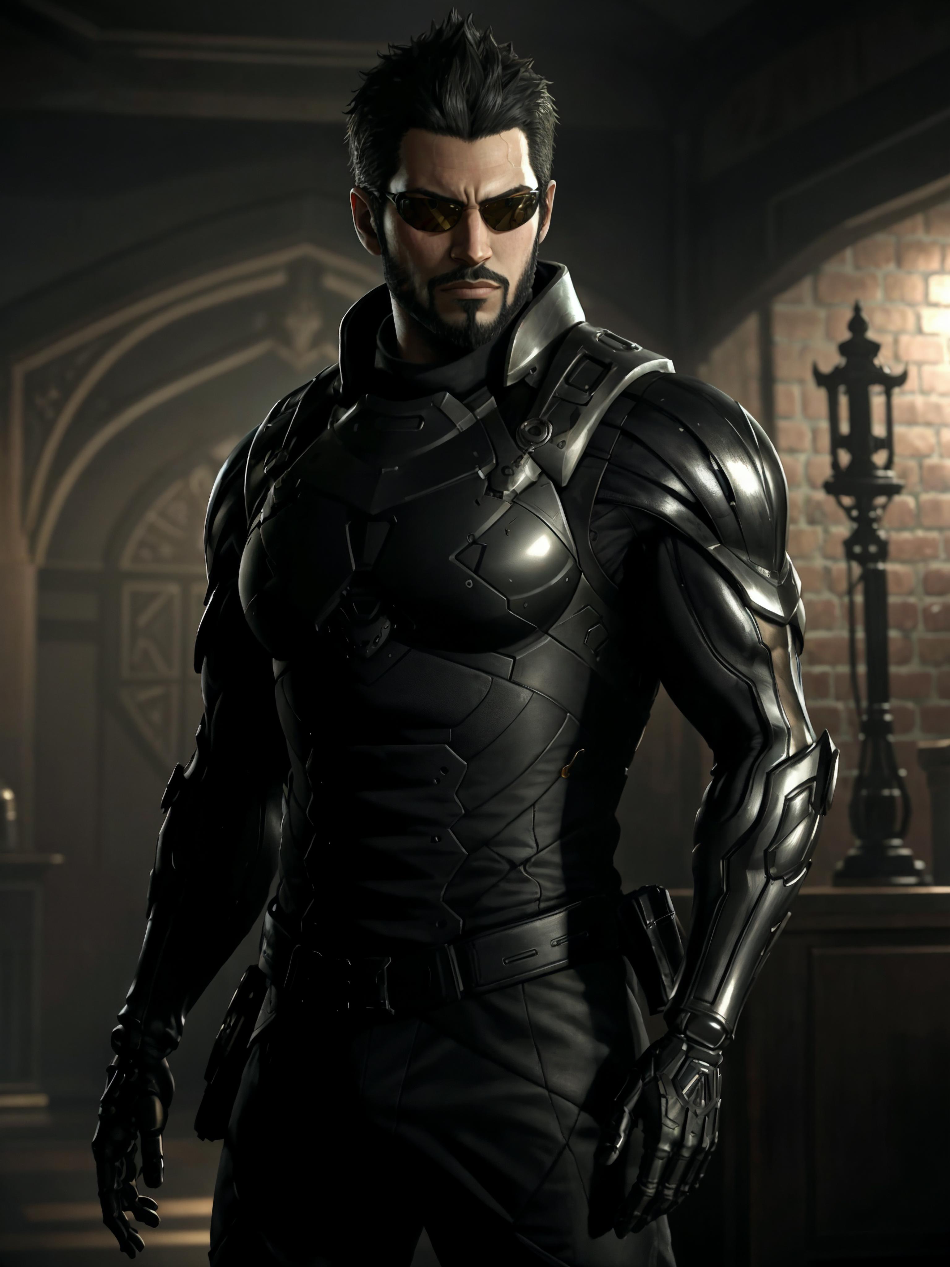 Adam Jensen (Deus Ex) LoRA Alpha 1