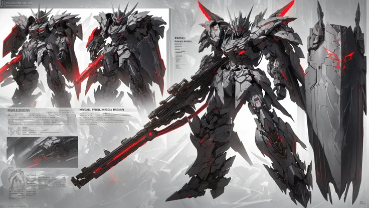 <lora:cnjj_20230628055345:0.7>,mecha robot,no humans,mecha armor,full armor,(silver grey color scheme:1.2),glowing red eyes,simple background,(full body:1.2),clenched hand,<lora:A-Mecha-REN[color_theme,mecha musume, mechanical parts, robot joints,headgear,full armor]:1>,mecha musume, mechanical parts, robot joints,(huge shield:1.2),best quality, masterpiece, highly detailed, ultra-detailed,(battle-ready:1.2),(powerful stance:1.3),(Detailed eye description:1.2),(huge mechanical weapon:1.3),(detailed armor description:1.2),(detailed shield description:1.2),(detailed weapon description:1.2),(huge mechanical gun:1.2),(holding gun and weapon:1.3)