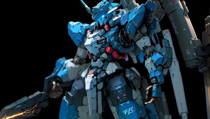 a robot, best quality,highly detailed, ultra-detailed, masterpiece, 8k wallpaper, (very large mecha:1.2) , sci-fi guns ,realistic guns, machine guns, black armor, blue eyes, (Axisymmetric:1.4),(HDR), (cinematic light:1.1) , space, absurdres, highres, super fine illustration, absurdres, solo, game cg, lord, (Robot flying in the space:1.5), (planet background:1.5), (detailed beautiful face and eyes:1.0), command spell, (macha face:1.5), (mask:1.2), mechanical parts, robot joints, full armor,(huger body:1.3),glowing eyes, mecha, holding weapon,(holding huge weapon:1.5), holding Very large shield, (long leg), science fiction, fire, laser canon beam, war, conflict, <lora:nijiMecha:1.2>, <lora:mechagirl_v1a:1> mechagirl girl,