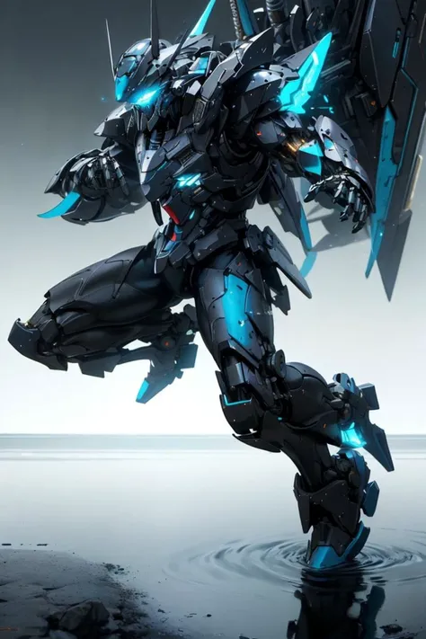 1boy,male focus,solo,((white_armor)),humanoid,muscular,weapon,mechanical arm,robot_joints,blue -blue eyes,glowing_eye,violent yoracrab,eyes full of energy,
combat status,<lora:StealthMecha:0.8>,wallpaper,huge filesize,rendered in ultra-detailed 8k resolution using Unreal Engine,hyper realistic,intricate,masterpiece,Photorealistic,ultra detail,vibrant color,volumetric light,<lora:mecha_offset:0.8>,robot,gundam,mecha,bodysuit,fortified suit,mechanical parts,headgear,full armor,detailed hand mechanical articulation,machine bottom,intricate assasin mecha armor,black joint,full body,reflection on water,squat,