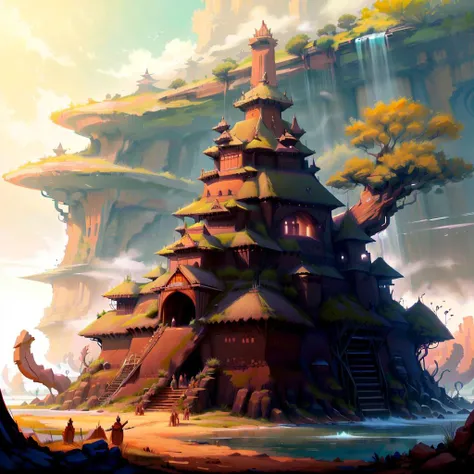 <lora:ZuluPunkAI:.9> ZuluPunkAI castle