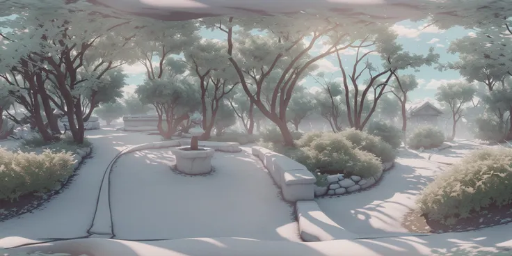 <lora:EQP_project:0.8> everything is made of white cotton candy, detailed rendering, photorealistic, unreal engine
