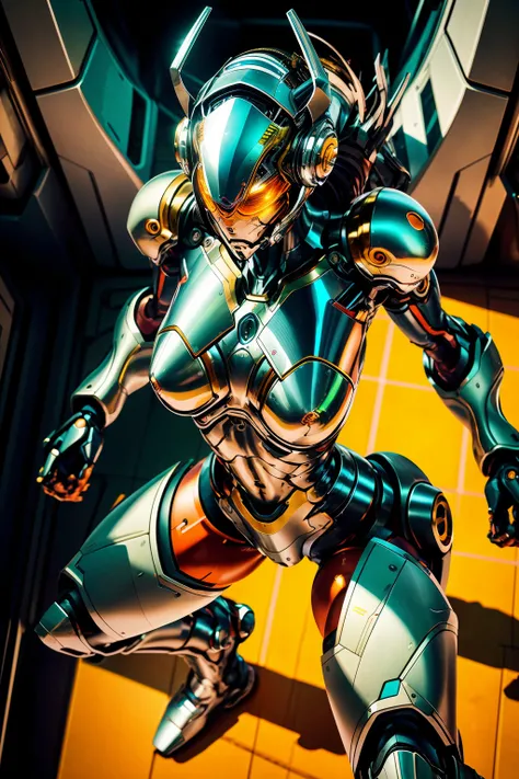 close up shot of a woman, intense looking, stainless steel armor, full body, battle stance , dashing, sci-fi,
energy fields , scratched, high key
(high contrast, best shadow, from above) robort
photo, masterpiece, best quality, ultra high res, (photorealistic:1.4),, high resolution, detailed, raw photo , kodak portra 400 camera ,f1.6 lens, rich colors <lora:FINAL Robort:0.8> <lora:add_detail:1>