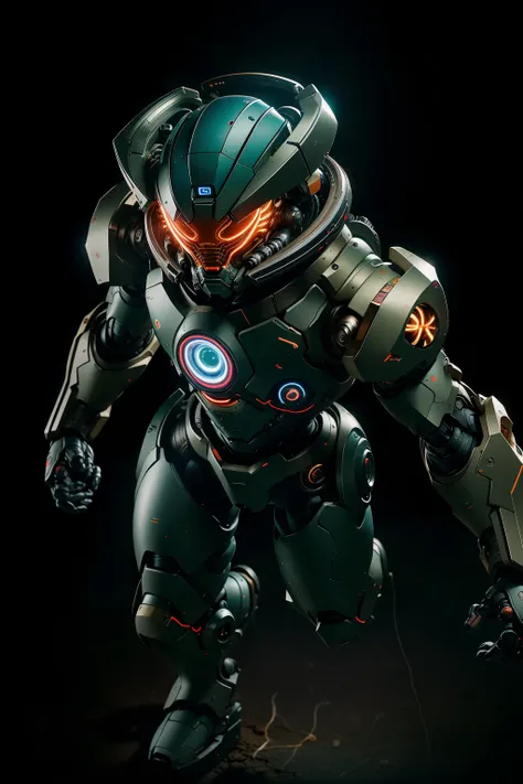 close up shot of a robort, intense looking, glowing eyes, stainless steel armor, full body, battle stance , dashing, sci-fi,
glowing energy fields , scratched, high key light, neon lights,
(high contrast, best shadow, from above)
photo, masterpiece, best quality, ultra high res, (photorealistic:1.4),, high resolution, detailed, raw photo , kodak portra 400 camera ,f1.6 lens, rich colors <lora:FINAL Robort:0.8>