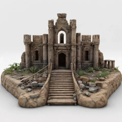RAW photo, 8k uhd, Analog style, (Masterpiece, Best Quality, Highres:1.3), dramatic, cinematic, BREAK,
(Isometric perspective:1.4) (Pixar style:1.2) (3D model render:1.3) of little (intricate:1.2) (ancient elven beach ruins:1.32), (deck chair, stairs, (palms:1.26), (car, rocks, sand (castle:1.11):1.1):1.1), (fence:1.02), ((overgrown:1.07) desert, sand, well, (campfire:1.15):1.05), ((white background:1.1), solid background, global illumination, raytracing, modeling, HDR, octane render, unreal render, miniature:1.2), (hyperdetailed, absurdres:1.1), BREAK,
<lora:more_details:1.0>