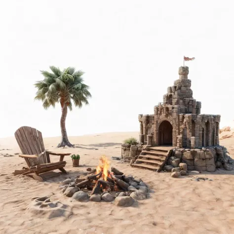 RAW photo, 8k uhd, Analog style, (Masterpiece, Best Quality, Highres:1.3), dramatic, cinematic, BREAK,
(Isometric perspective:1.4) (Pixar style:1.2) (3D model render:1.3) of little (intricate:1.2) (ancient elven beach ruins:1.32), (deck chair, stairs, (palms:1.26), (car, rocks, sand (castle:1.11):1.1):1.1), (fence:1.02), ((overgrown:1.07) desert, sand, well, (campfire:1.15):1.05), ((white background:1.1), solid background, global illumination, raytracing, modeling, HDR, octane render, unreal render, miniature:1.2), (hyperdetailed, absurdres:1.1), BREAK,
<lora:more_details:1.0>