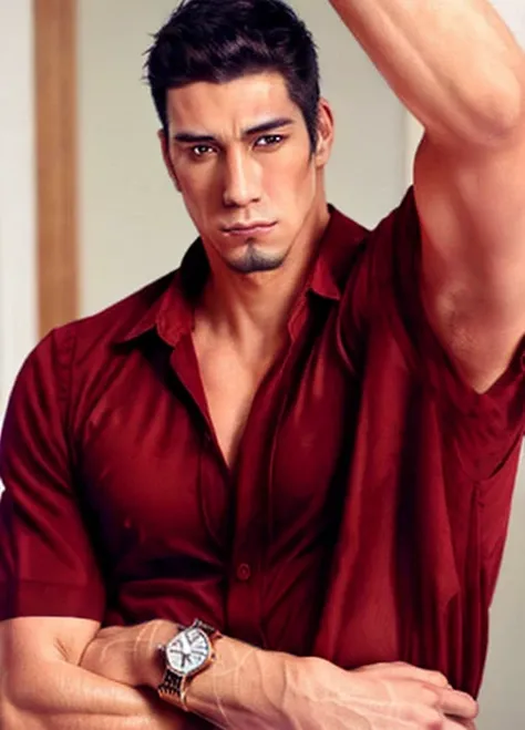 kiryuu kazuma,masterpiece, 1boy, best quality,