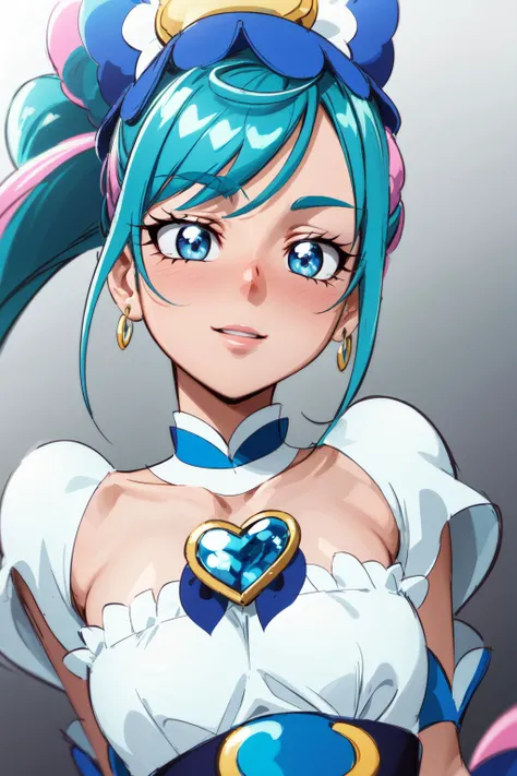 (masterpiece, best quality, ultra detailed), (perfect face, detailed face), (detailed background, complex background:1.2), full-face blush, smile, happy, parted lips,
<lora:locon_cure_spicy_02:1> cure spicy, nude, armpits,
((gradient background)), lens flare,) <lora:oimanji_v0.2:1>